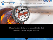 Tablet Screenshot of holbergdesign.com